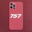 757 Flat Text Designed Soft Silicone iPhone Cases Online Sale