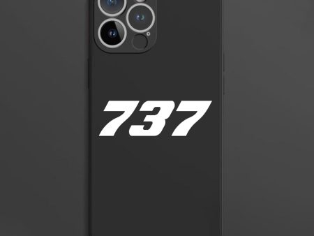 737 Flat Text Designed Soft Silicone iPhone Cases Online now