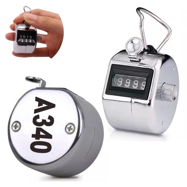 A340 Text Designed Metal Handheld Counters Hot on Sale