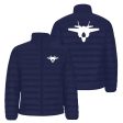 Lockheed Martin F-35 Lightning II Silhouette Designed Padded Jackets Sale