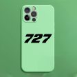 727 Flat Text Designed Soft Silicone iPhone Cases For Cheap