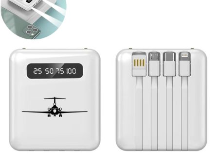 Boeing 727 Silhouette Designed 10000mAh Quick Charge Powerbank Supply