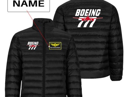 Amazing Boeing 777 Designed Padded Jackets For Cheap