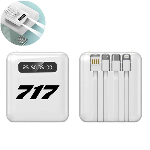 717 Flat Text Designed 10000mAh Quick Charge Powerbank Supply