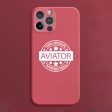 100 Original Aviator Designed Soft Silicone iPhone Cases Sale