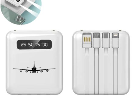 Boeing 747 Silhouette Designed 10000mAh Quick Charge Powerbank on Sale