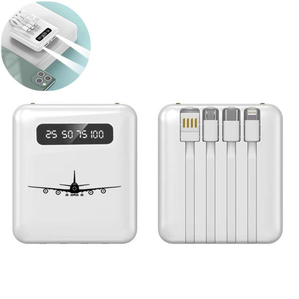 Boeing 747 Silhouette Designed 10000mAh Quick Charge Powerbank on Sale