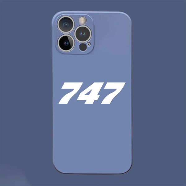 747 Flat Text Designed Soft Silicone iPhone Cases For Cheap