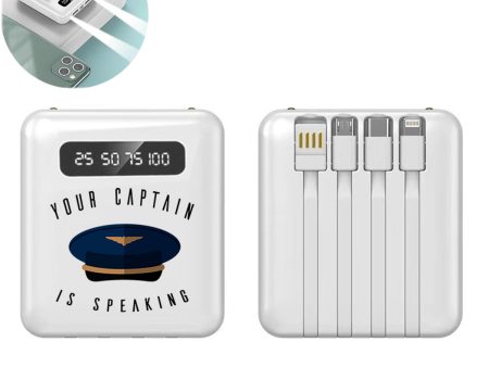 Your Captain Is Speaking Designed 10000mAh Quick Charge Powerbank Discount