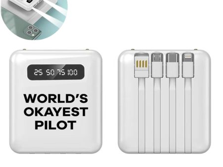 World s Okayest Pilot Designed 10000mAh Quick Charge Powerbank Cheap