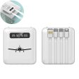 Piper PA28 Silhouette Plane Designed 10000mAh Quick Charge Powerbank Fashion