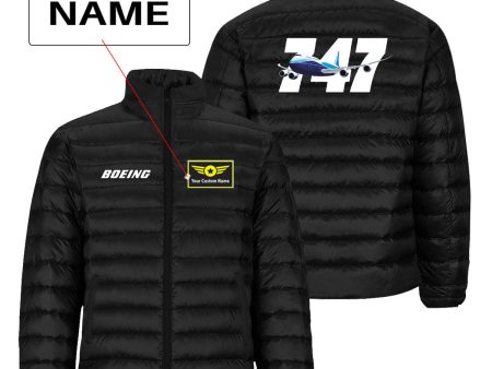 Super Boeing 747 Designed Padded Jackets Discount