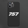 757 Flat Text Designed Soft Silicone iPhone Cases Online Sale