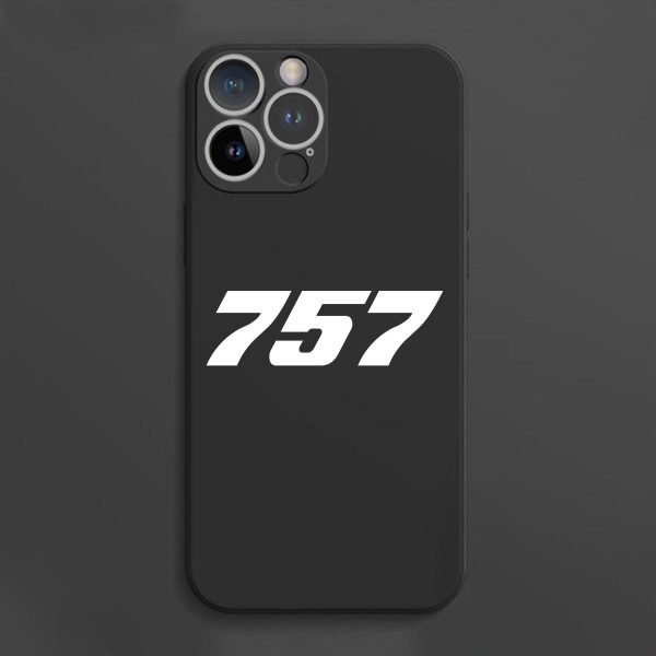 757 Flat Text Designed Soft Silicone iPhone Cases Online Sale