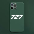 727 Flat Text Designed Soft Silicone iPhone Cases For Cheap