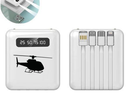 Helicopter Designed 10000mAh Quick Charge Powerbank on Sale