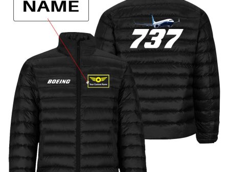 Super Boeing 737-800 Designed Padded Jackets Cheap