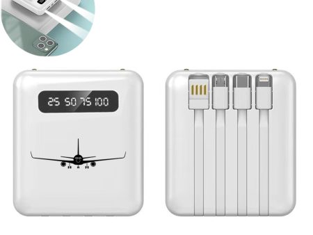 Boeing 767 Silhouette Designed 10000mAh Quick Charge Powerbank For Sale