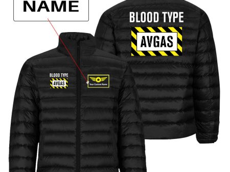 Blood Type AVGAS Designed Padded Jackets Online now