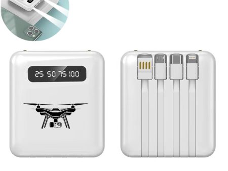 Drone Silhouette Designed 10000mAh Quick Charge Powerbank Hot on Sale