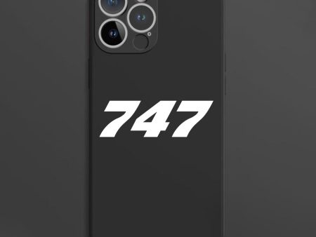 747 Flat Text Designed Soft Silicone iPhone Cases For Cheap