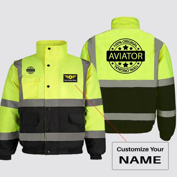 100 Original Aviator Designed Reflective Winter Jackets Online Sale