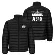 Airbus A340 & Plane Designed Padded Jackets Online now