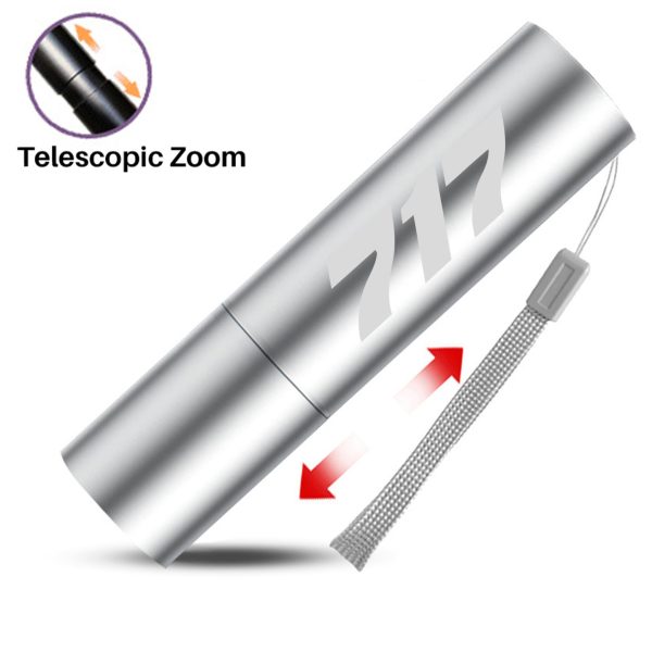 717 Flat Text Designed Mini LED Emergency Flashlight Online now