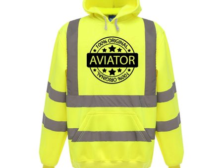 100 Original Aviator Designed Reflective Hoodies Cheap