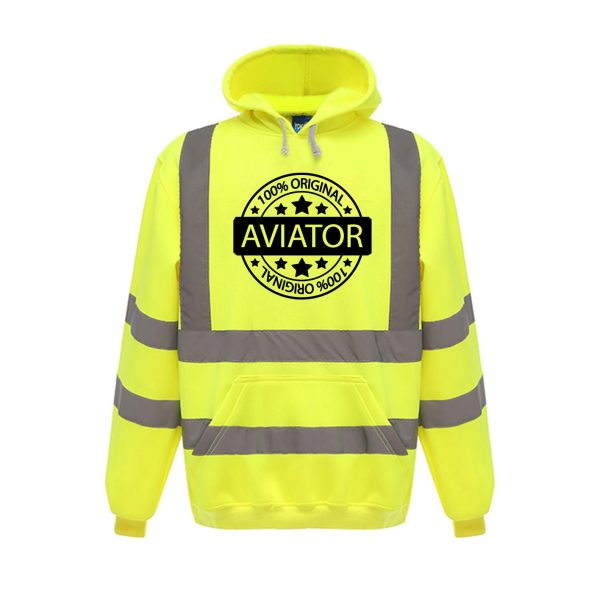 100 Original Aviator Designed Reflective Hoodies Cheap