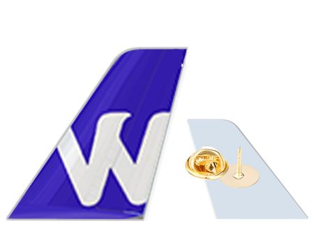 Wingo Airlines Designed Tail Shape Badges & Pins Sale