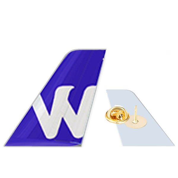 Wingo Airlines Designed Tail Shape Badges & Pins Sale