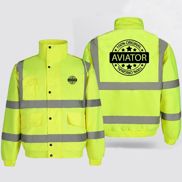 100 Original Aviator Designed Reflective Winter Jackets Online Sale