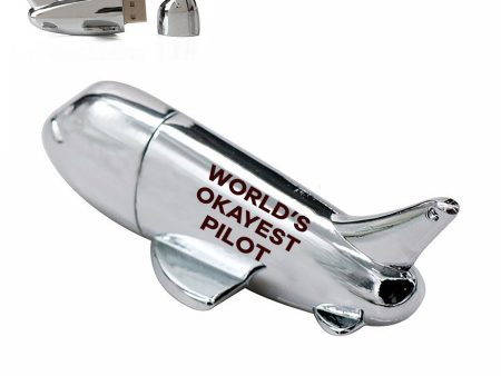 World s Okayest Pilot Designed Airplane Shape USB Drives Online now