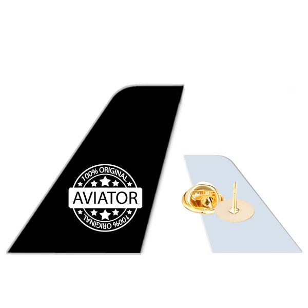 %100 Original Aviator Designed Tail Shape Badges & Pins Discount