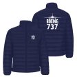 Boeing 737 & Plane Designed Padded Jackets Discount