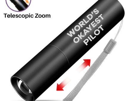 World s Okayest Pilot Designed Mini LED Emergency Flashlight on Sale