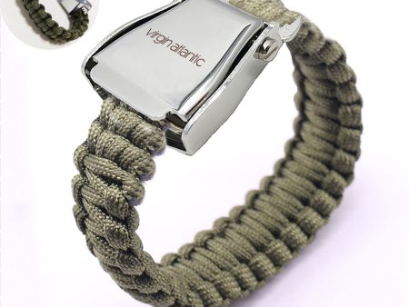 Virgin Atlantic- Airlines Design Airplane Seat Belt Bracelet Online Sale