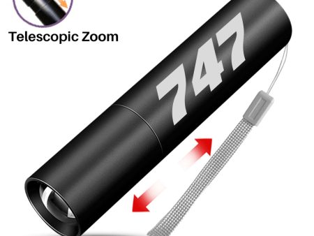 747 Flat Text Designed Mini LED Emergency Flashlight Discount