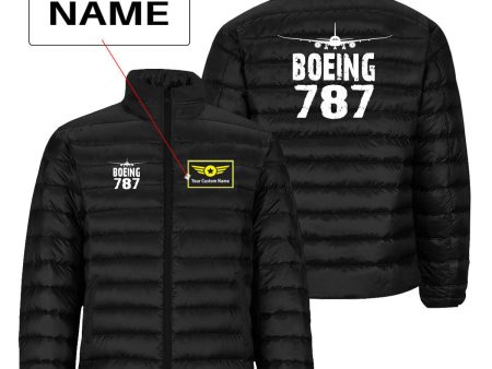 Boeing 787 & Plane Designed Padded Jackets Cheap