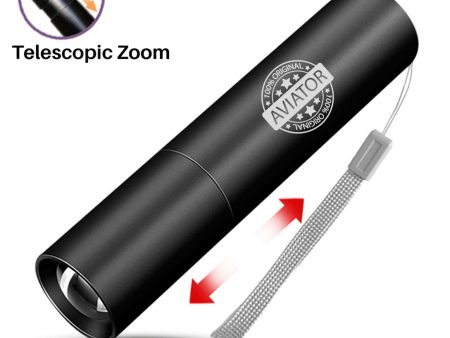 %100 Original Aviator Designed Mini LED Emergency Flashlight Hot on Sale