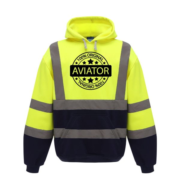 100 Original Aviator Designed Reflective Hoodies Cheap